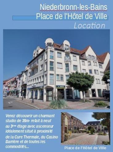 Charmant Studio Classe 3 Etoiles Au Coeur De Niederbronn-Les-Bains Dış mekan fotoğraf